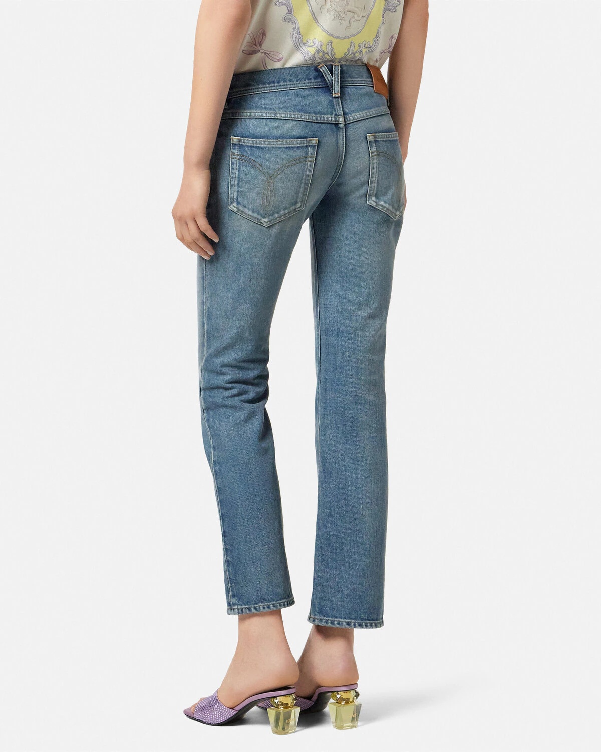 Made in Japan Crop Flared Jeans - 5