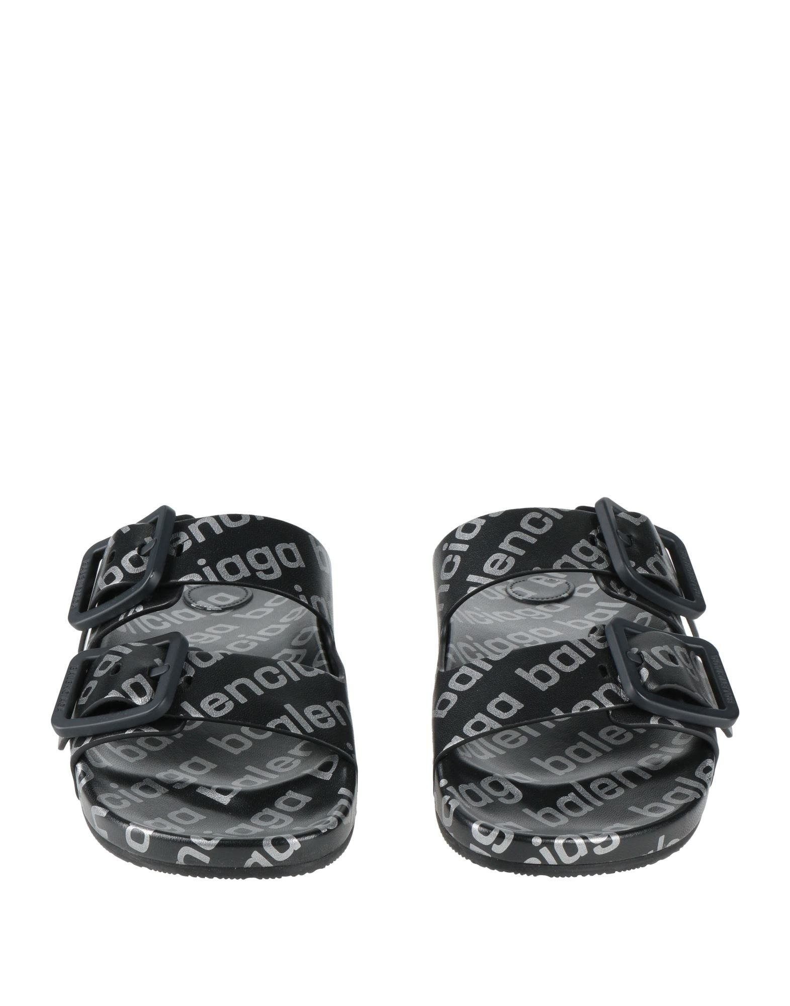 Black Women's Sandals - 4