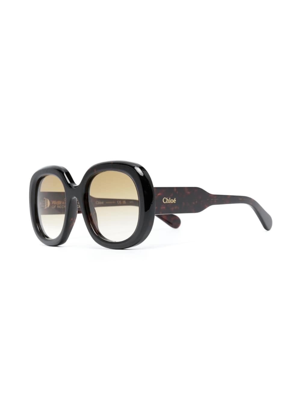 logo-print oversized-frame sunglasses - 2