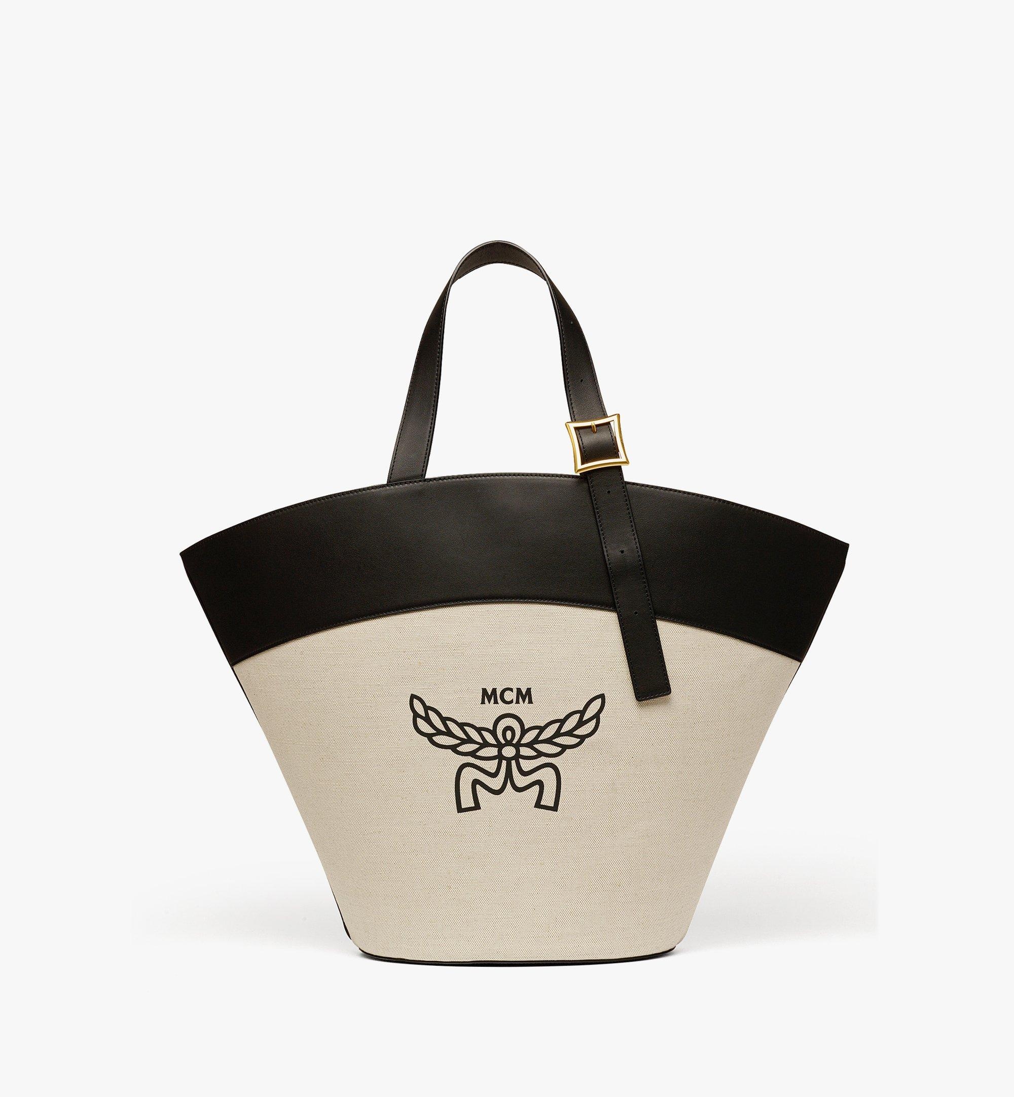 Himmel Tote in Canvas Leather Mix - 1
