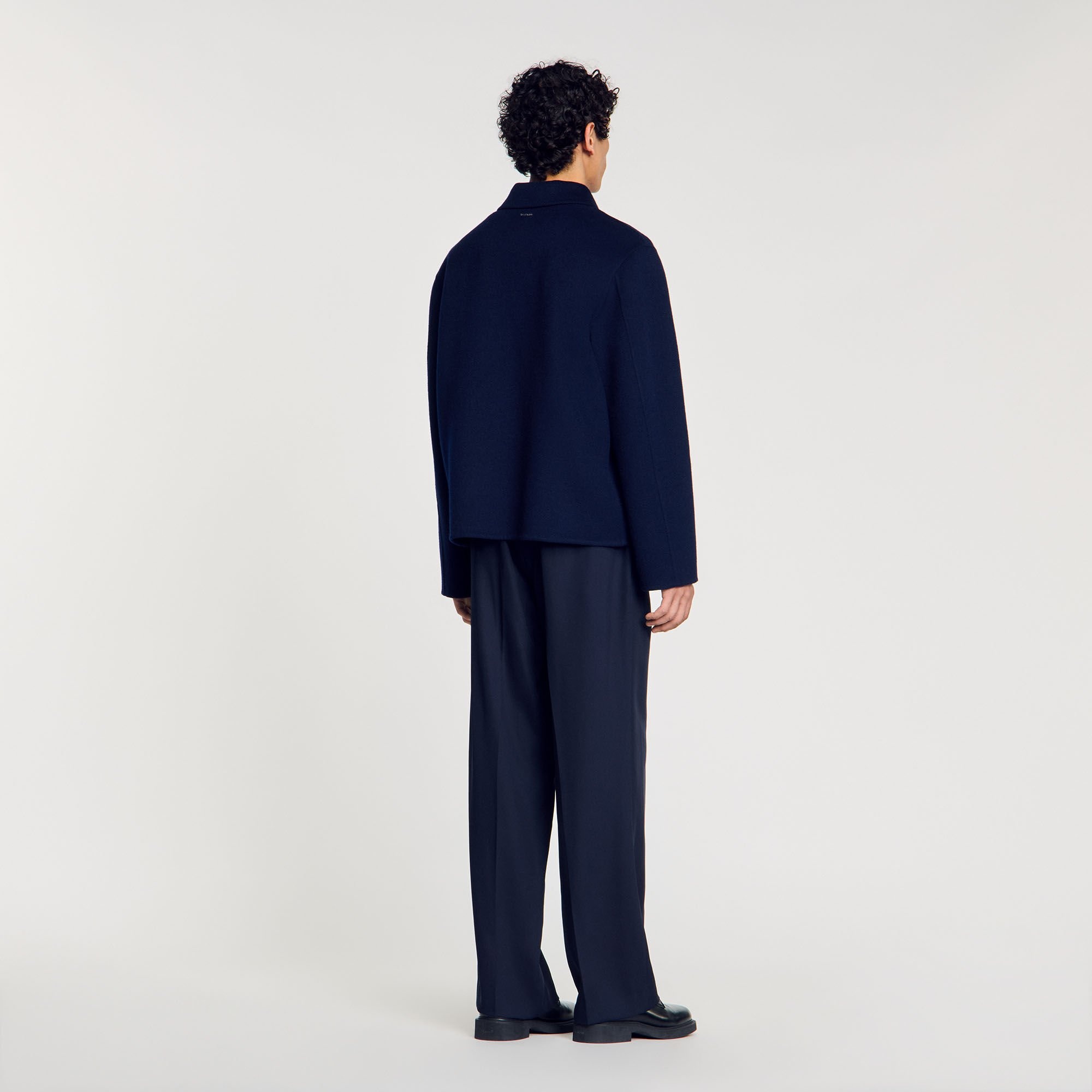 DOUBLE-FACED WOOL JACKET - 5
