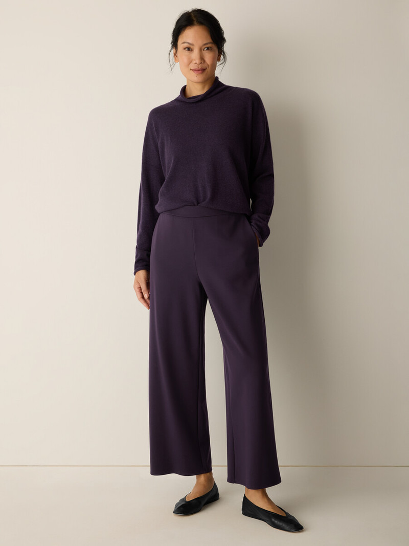 EILEEN FISHER Washable Flex Ponte Wide-Leg Pant outlook
