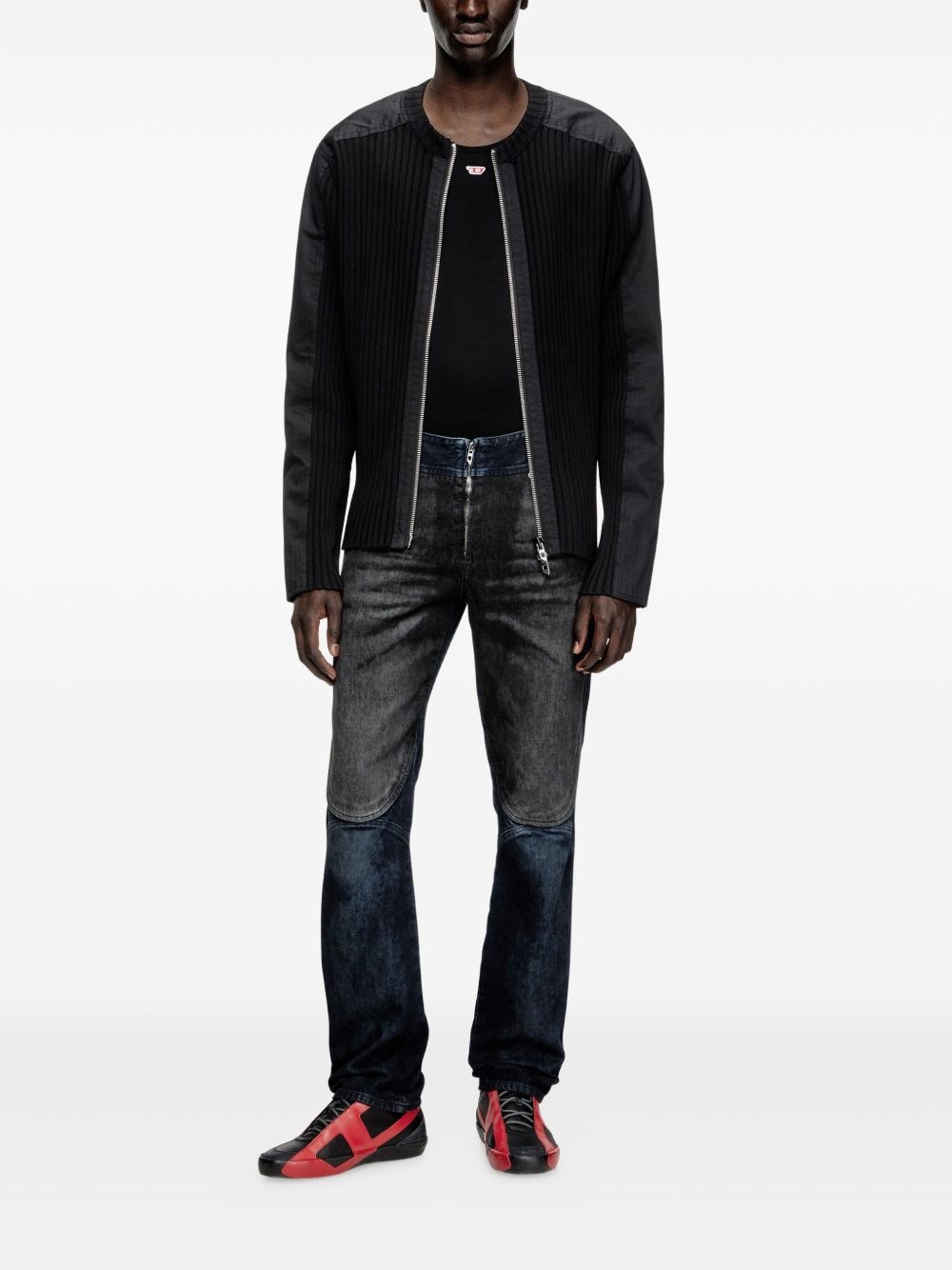 K-Matty ribbed zip-up cardigan - 2