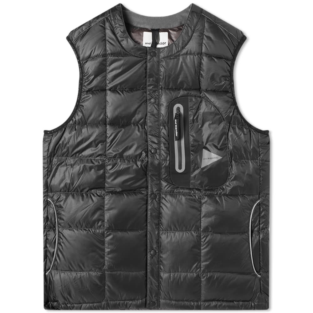 And Wander Diamond Stitch Down Vest - 1