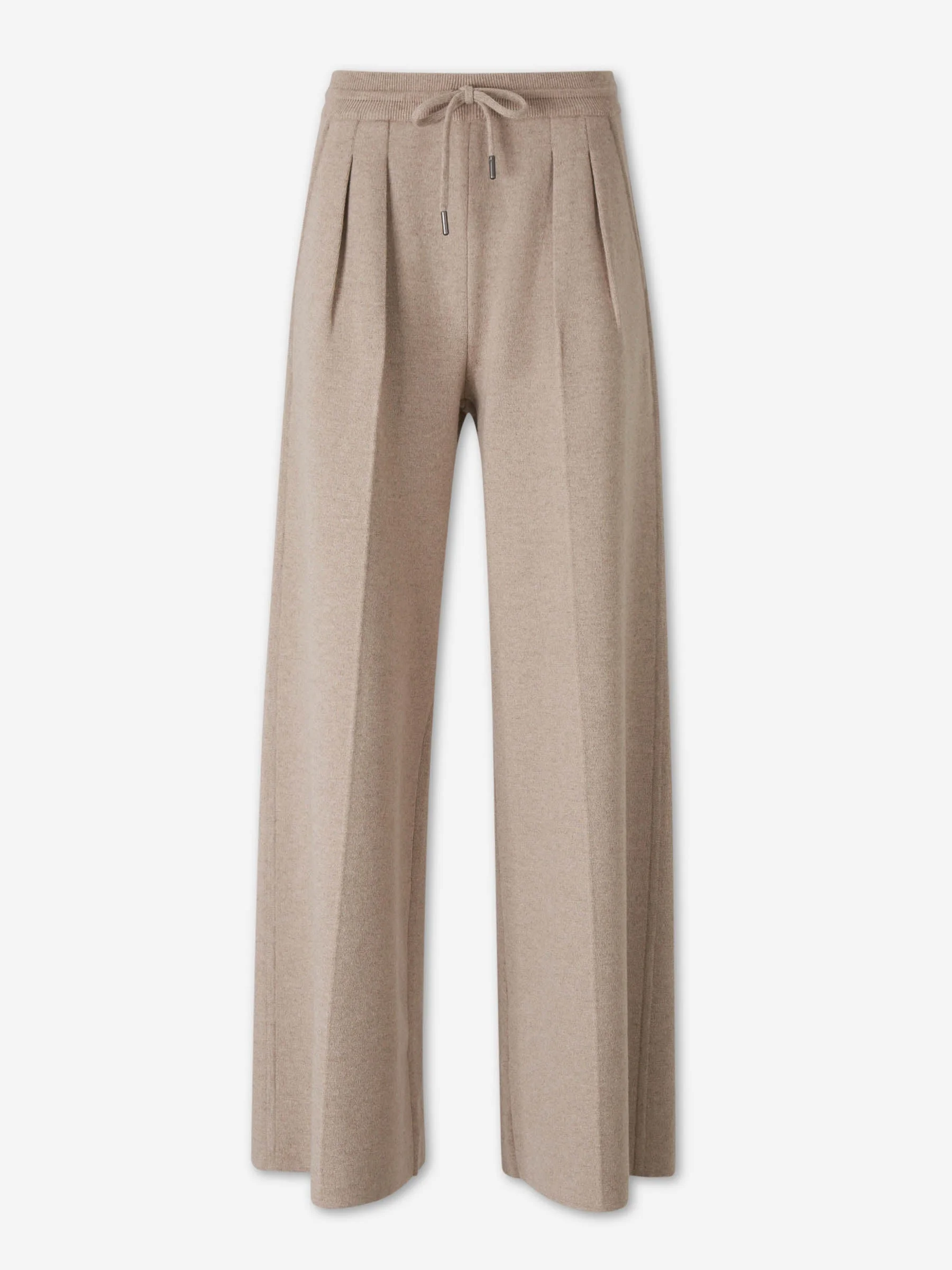 CASHMERE WOOL KNIT PANTS - 1