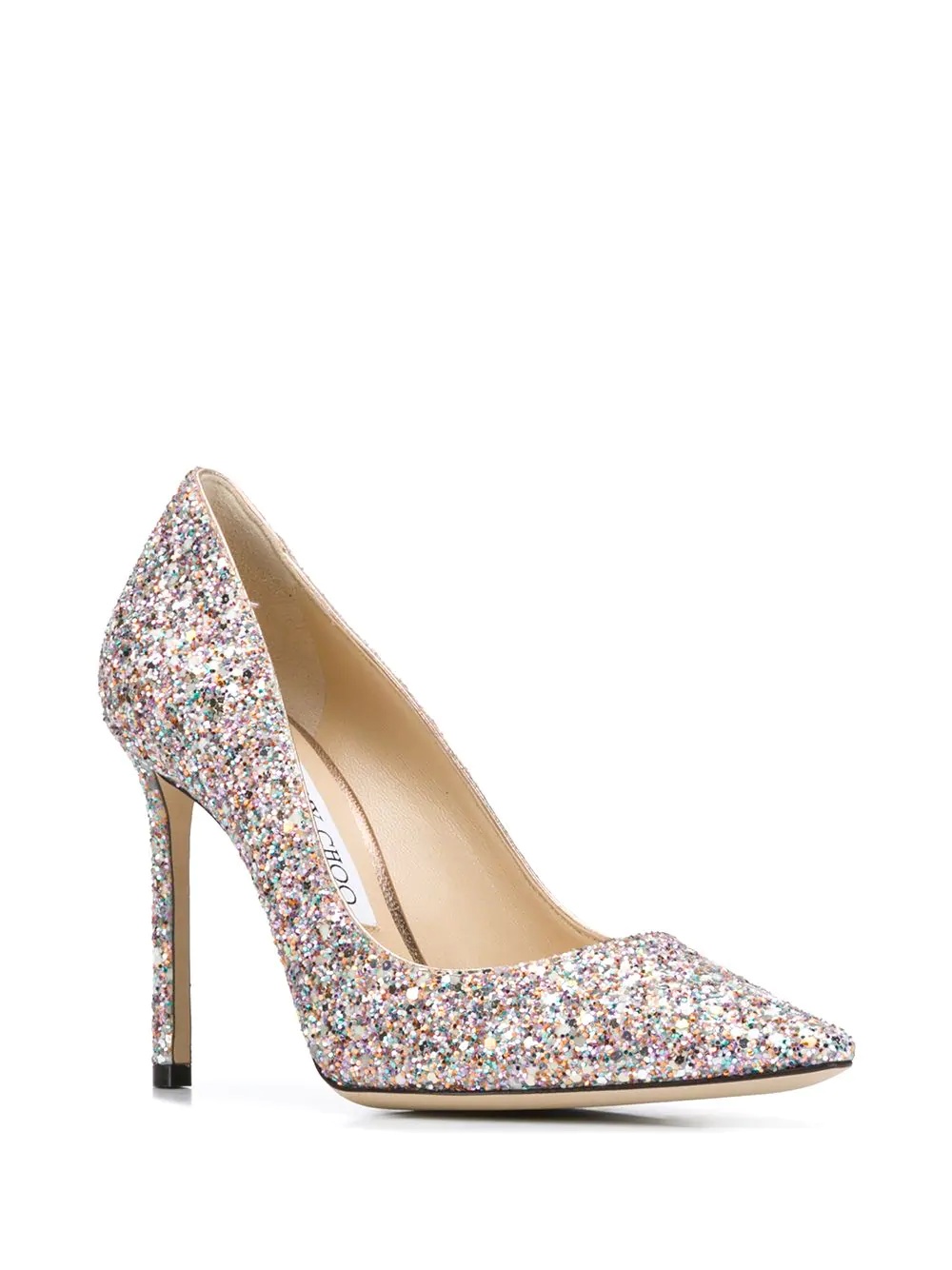 Love 85mm glow-in-the-dark glitter pumps - 2