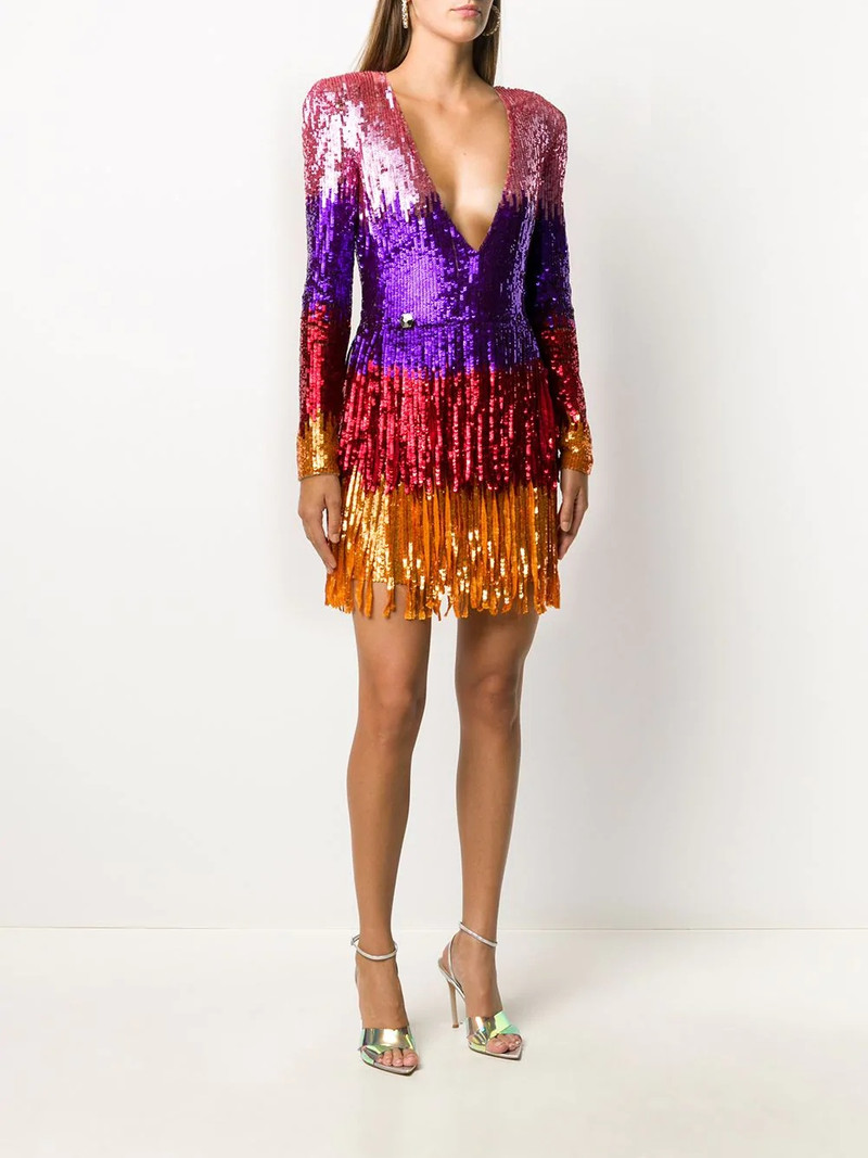 colour-block mini dress 3