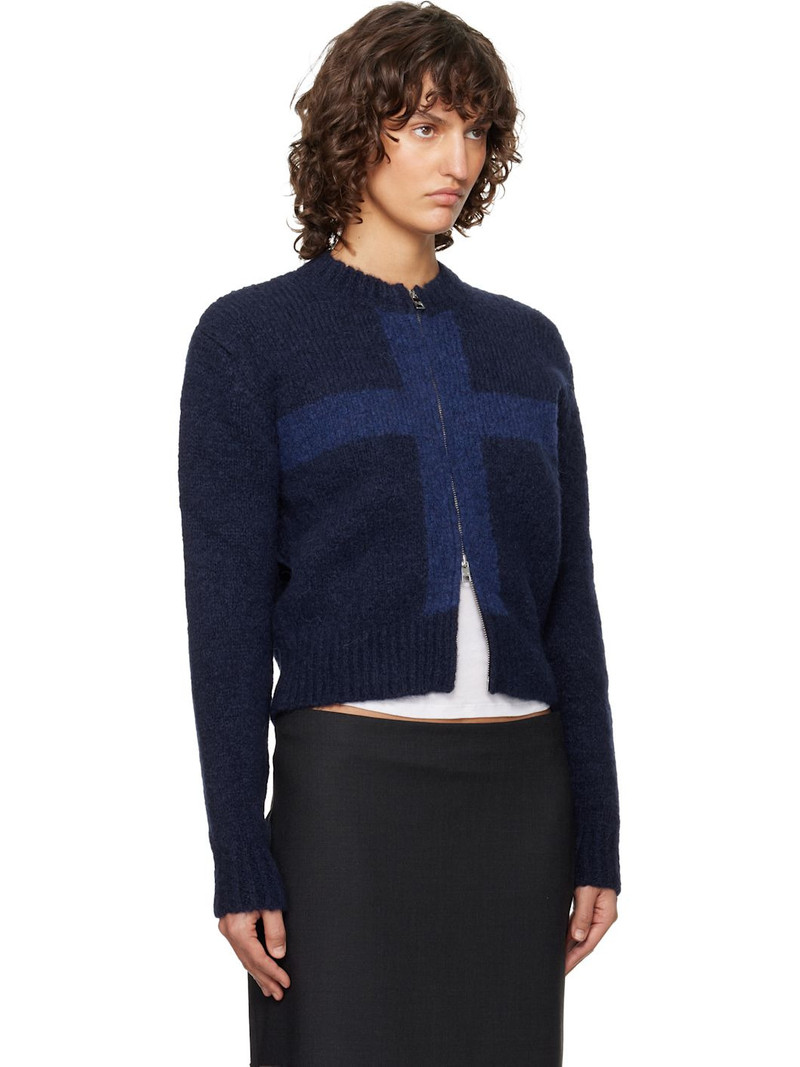 Navy Cruz Zip Sweater 2