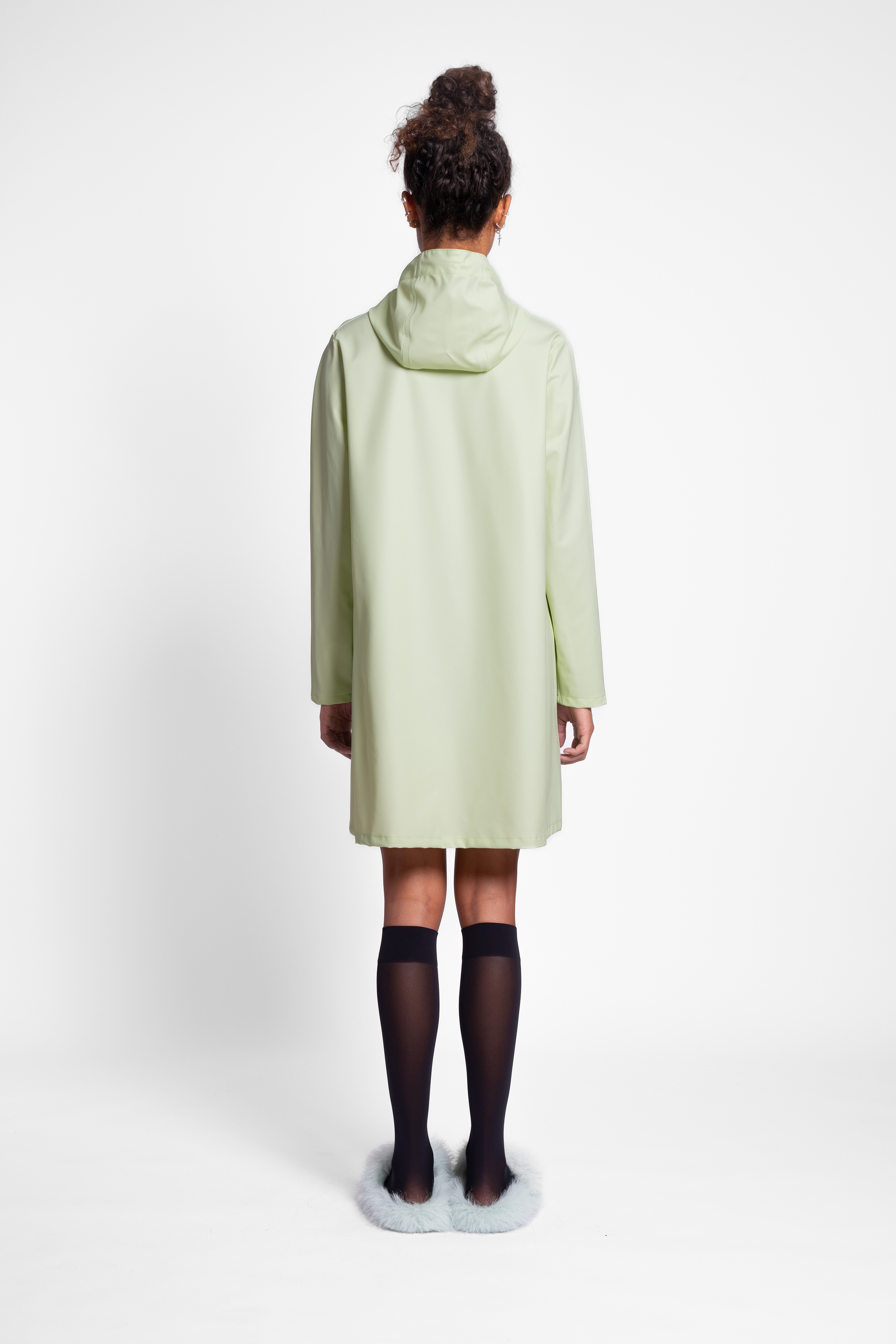 Mosebacke Lightweight Raincoat Seafoam Green - 4