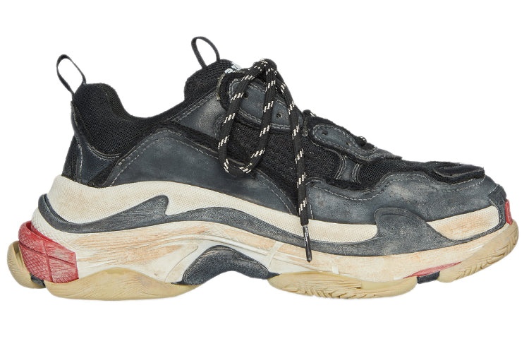 (WMNS) Balenciaga Triple S 'Black' 524037W3CS11061 - 2