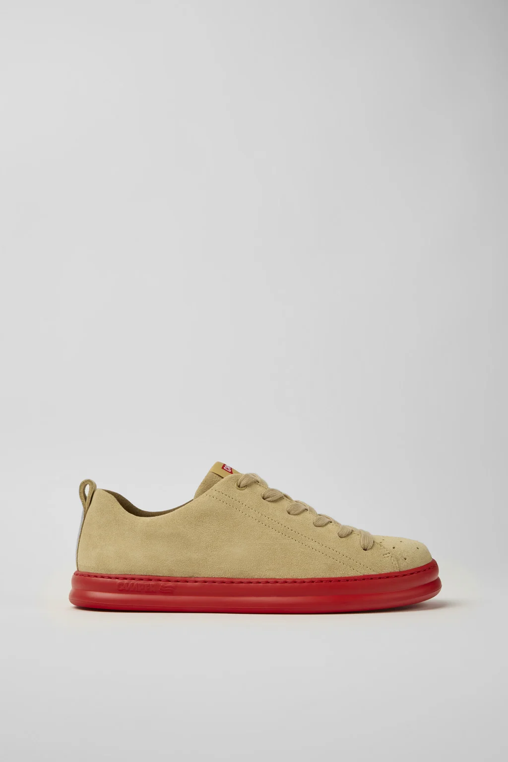 Beige nubuck sneakers for men - 1