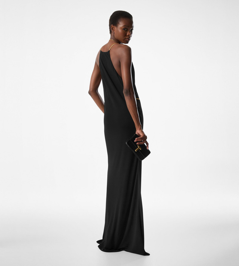 SLEEVELESS EVENING DRESS WITH CUT OUTS 4