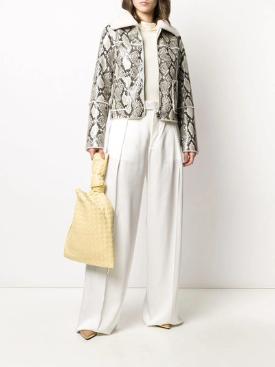 Bottega Veneta wide-leg silk trousers outlook