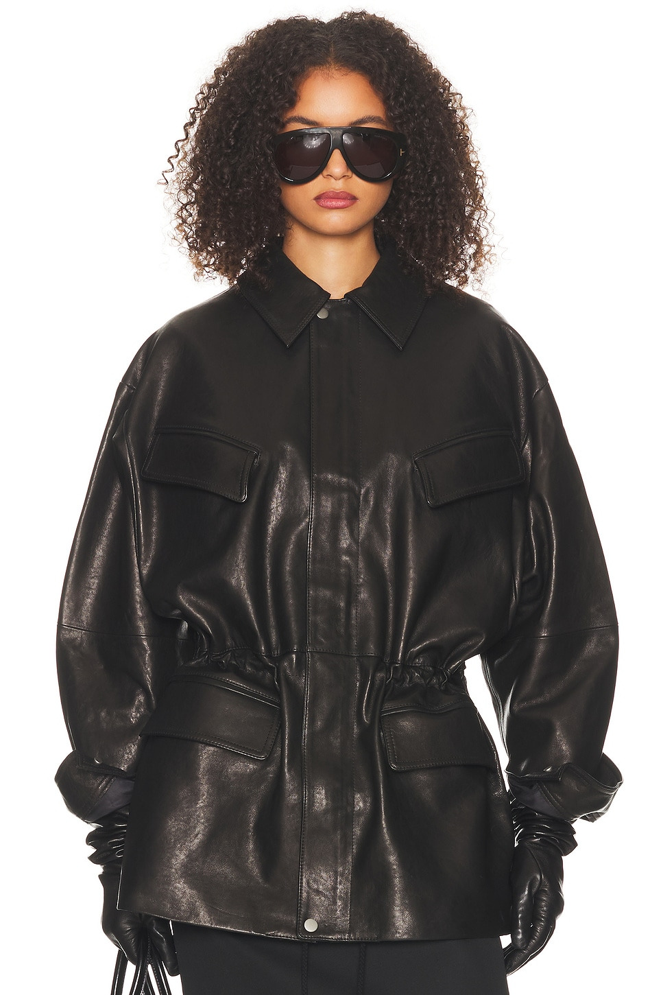 The Peplum Leather Moto Jacket - 2