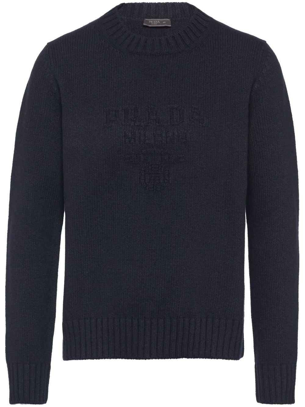 logo-embroidered jumper - 1