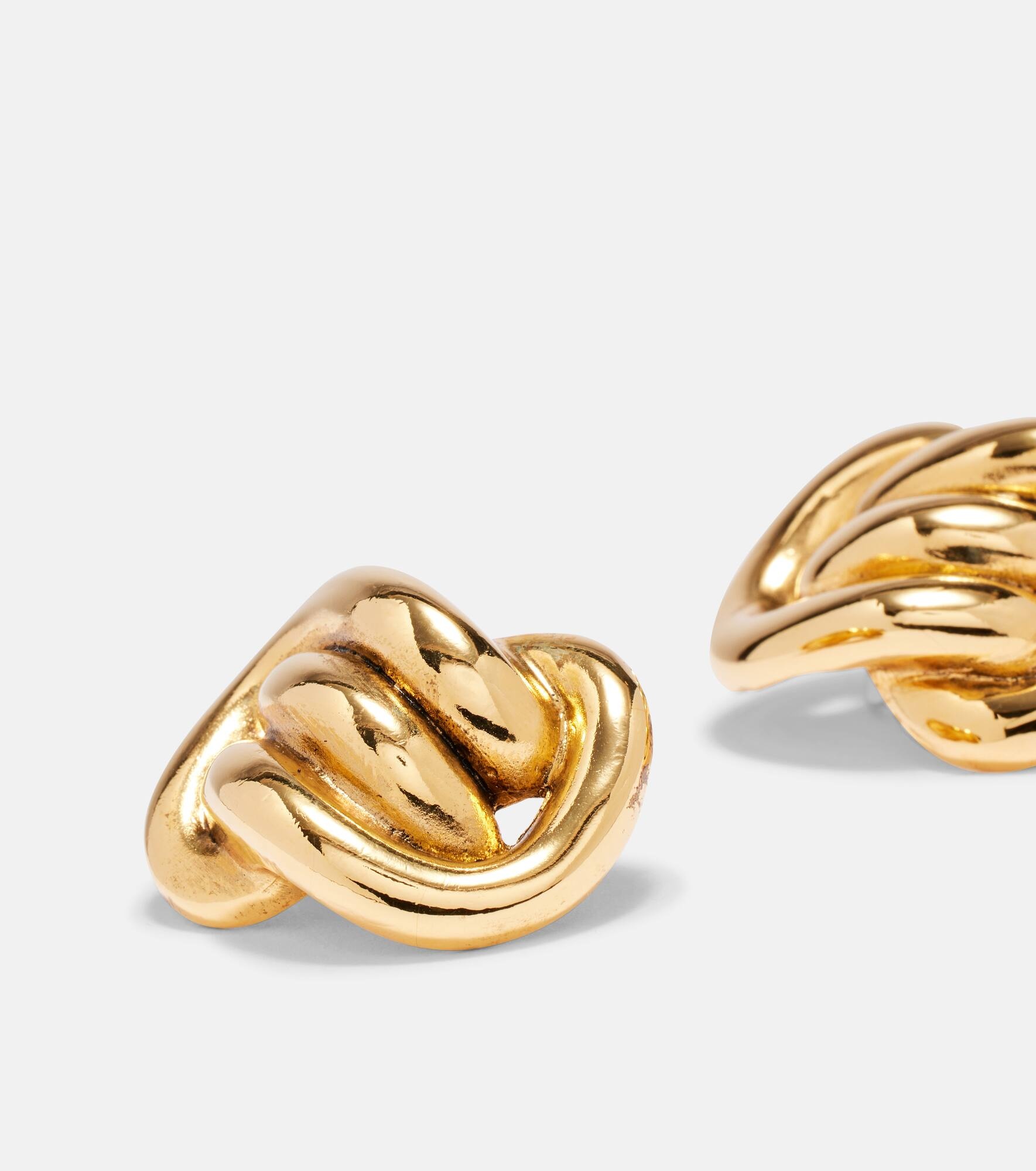 Ellis gold-plated earrings - 4