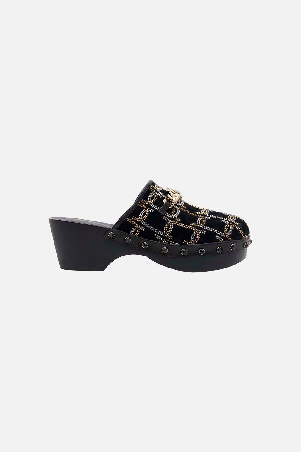 ARABELLA LEOPARD CHAIN CLOG - 1