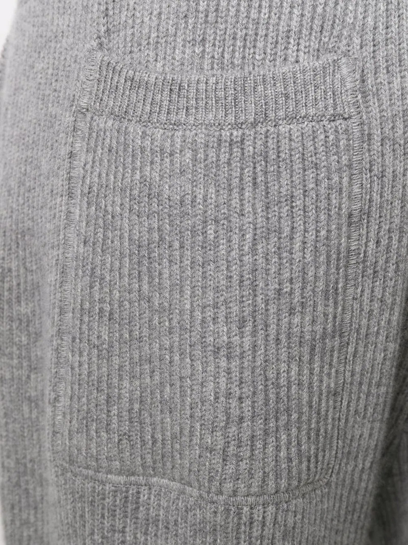 ribbed-knit cashmere sweatpants 5