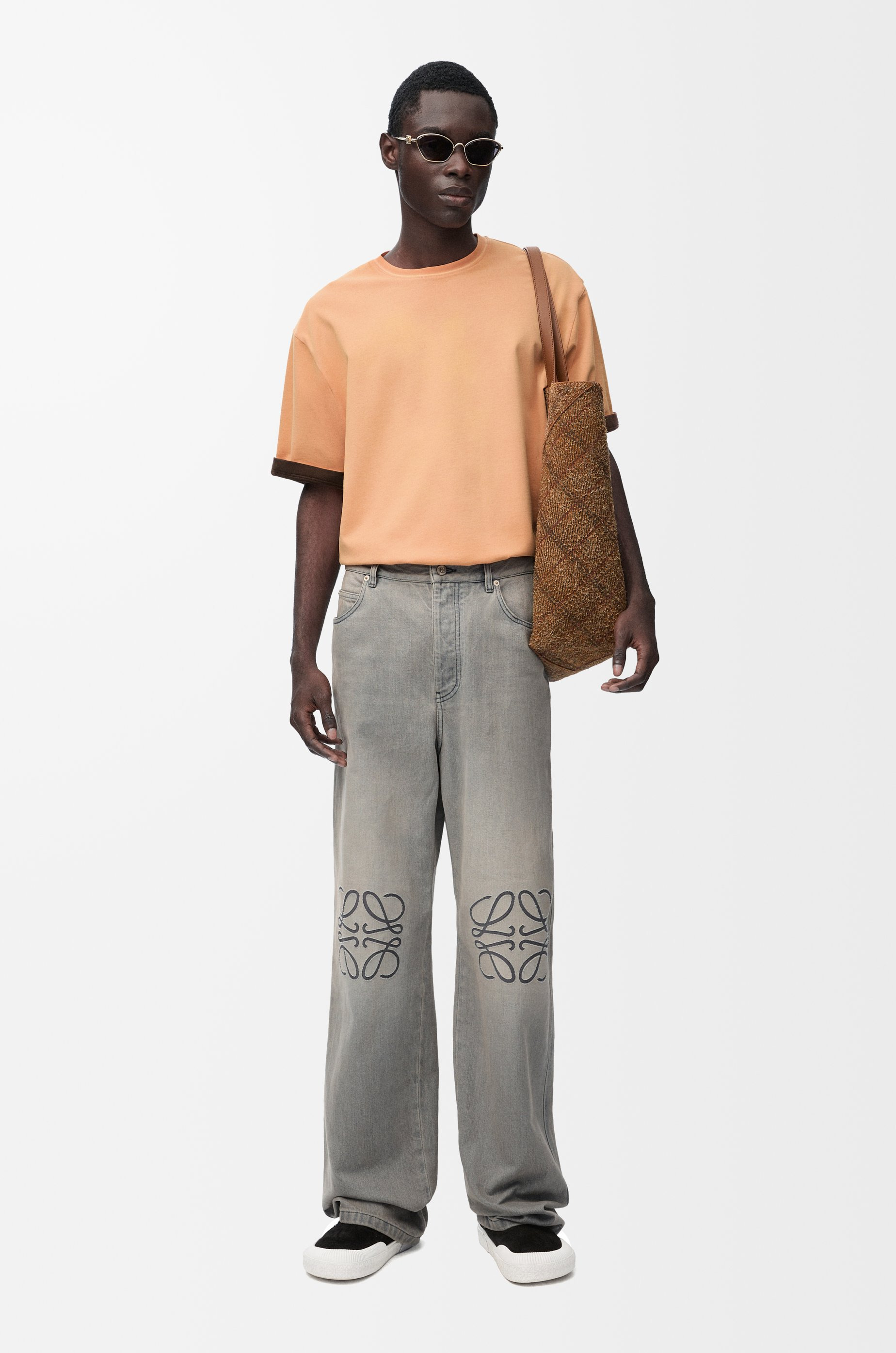 Anagram baggy jeans in denim - 2