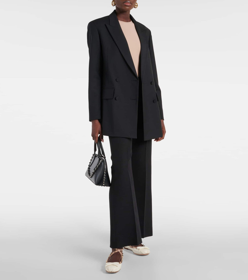 Valentino Rockstud leather ballet flats outlook