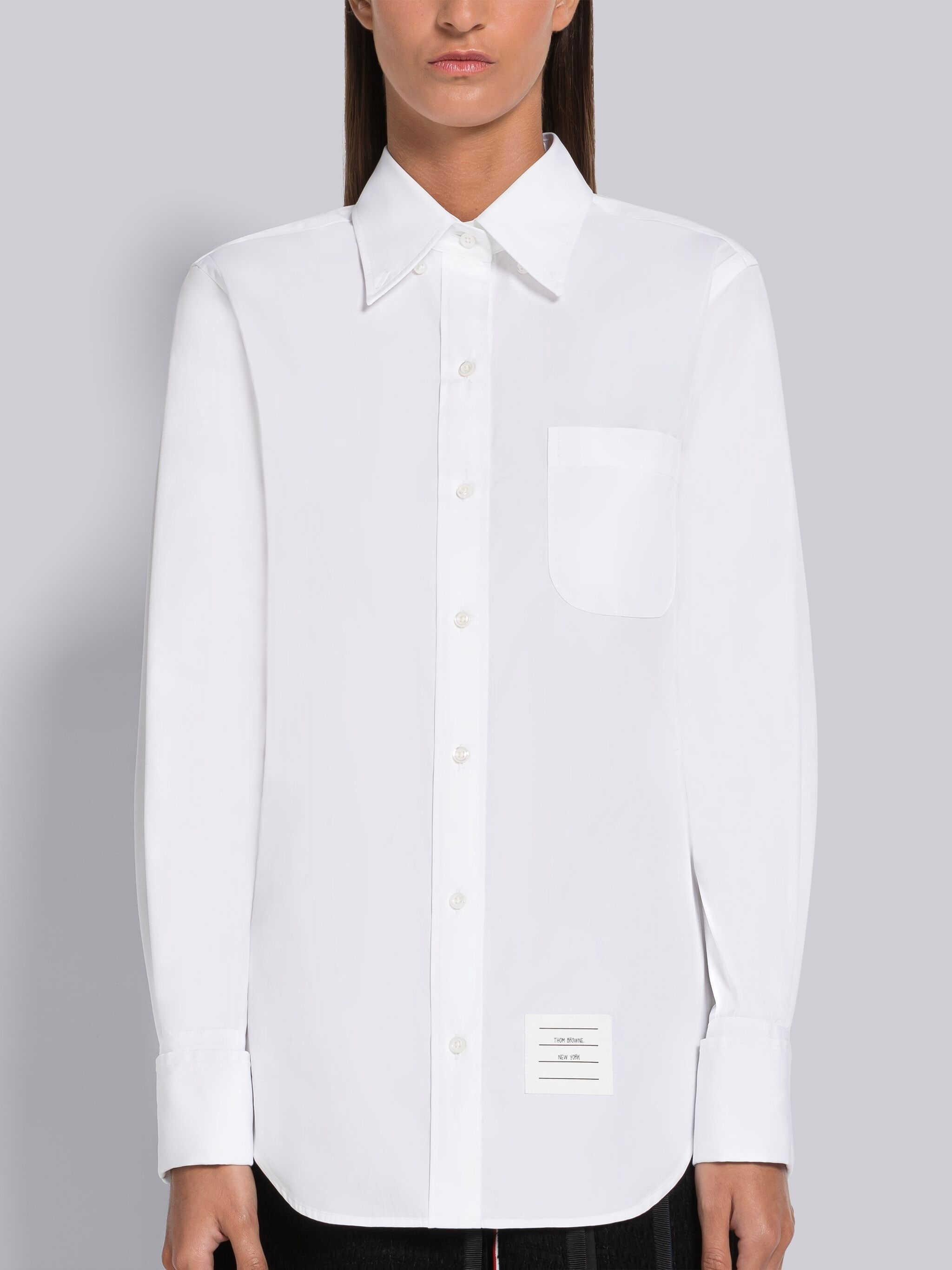 Solid Poplin French Cuff Shirt - 3