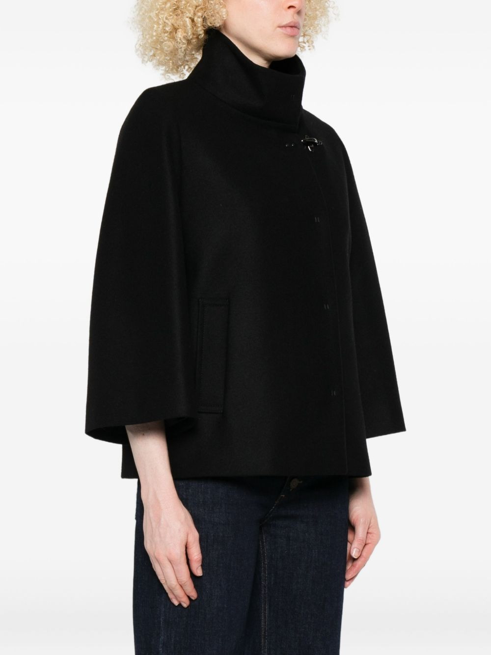 FAY - Fay Women Wool Cape - 5