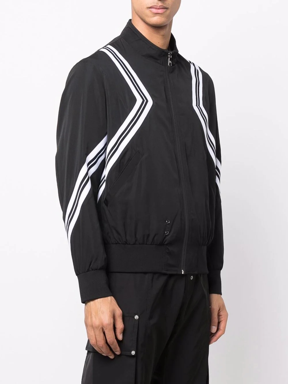 stripe-detail track jacket - 3