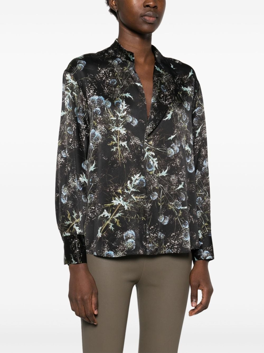 thistle silk blouse - 3