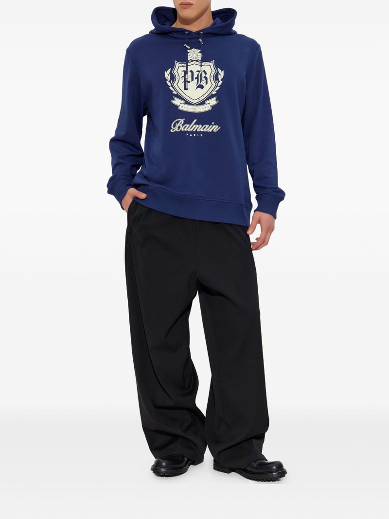 Balmain College Emblem hoodie outlook