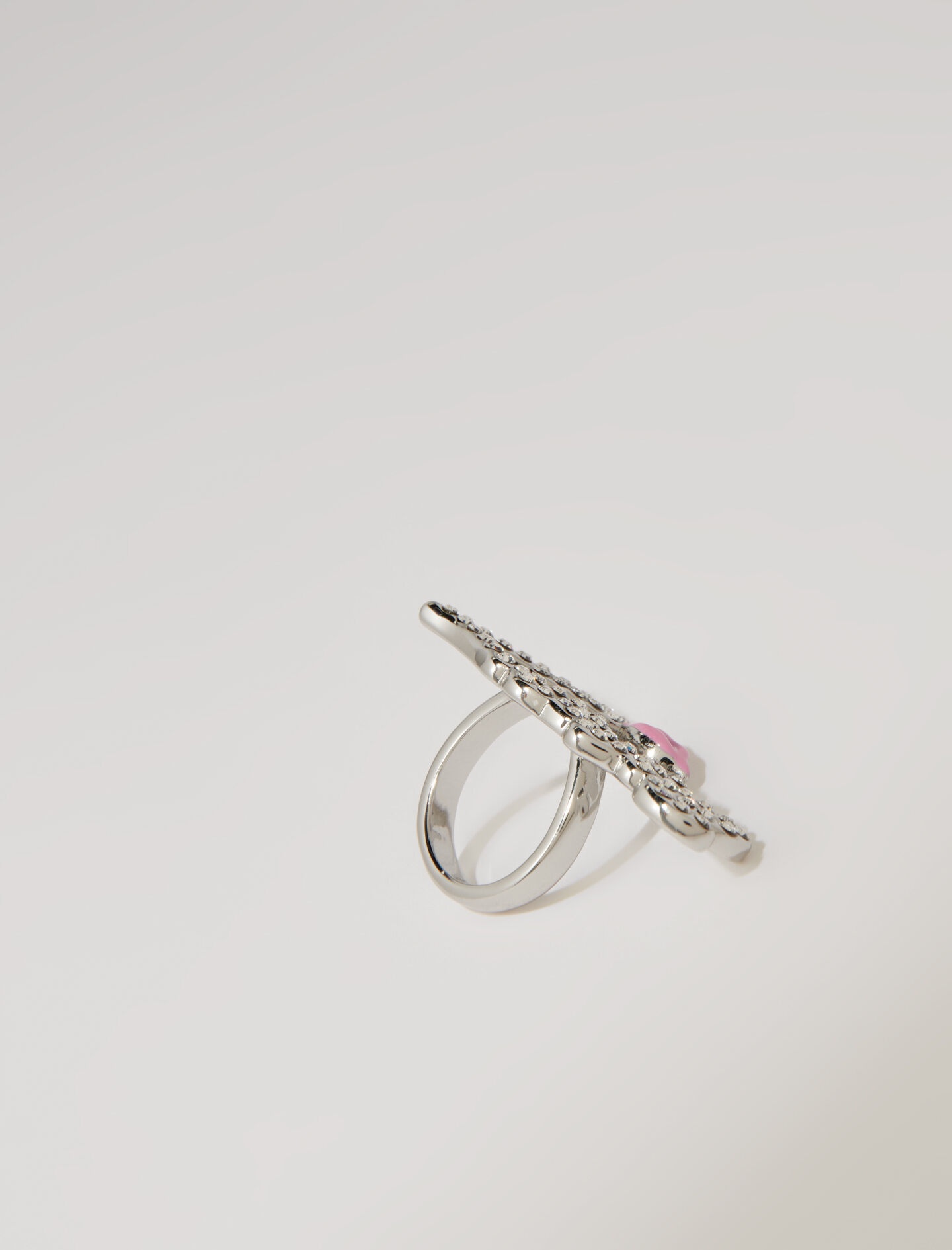 Rhinestone Love ring - 5