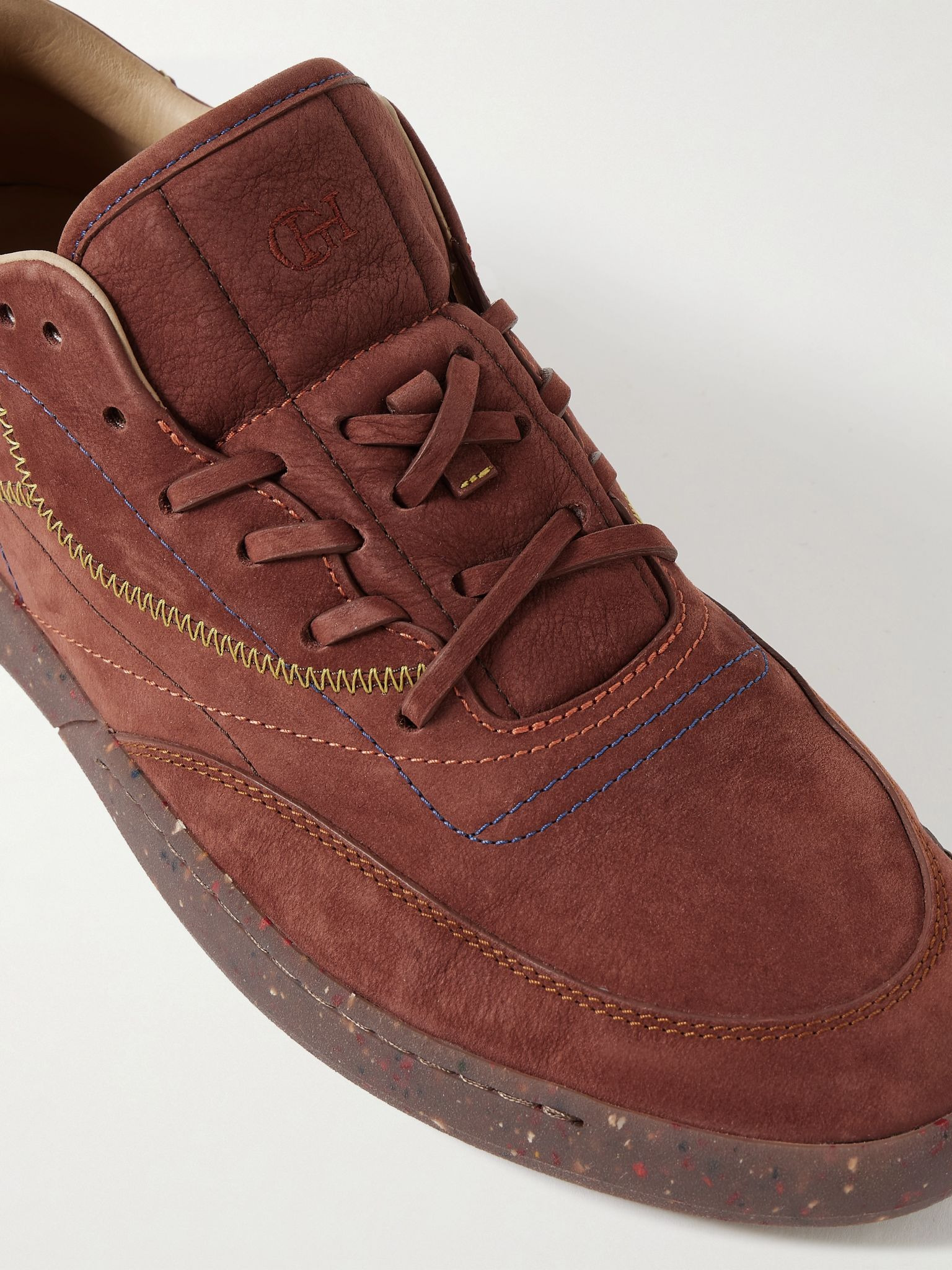 Ohio suede sneakers Burgundy - 4