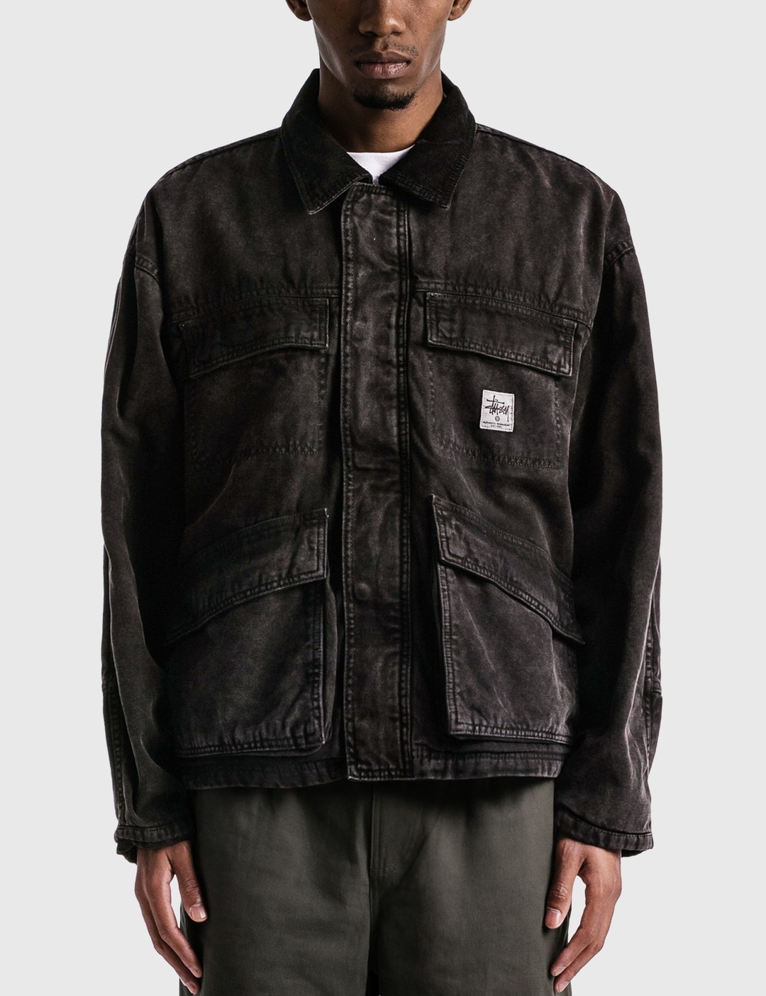 WASHED CANVAS SHOP JACKET - 6