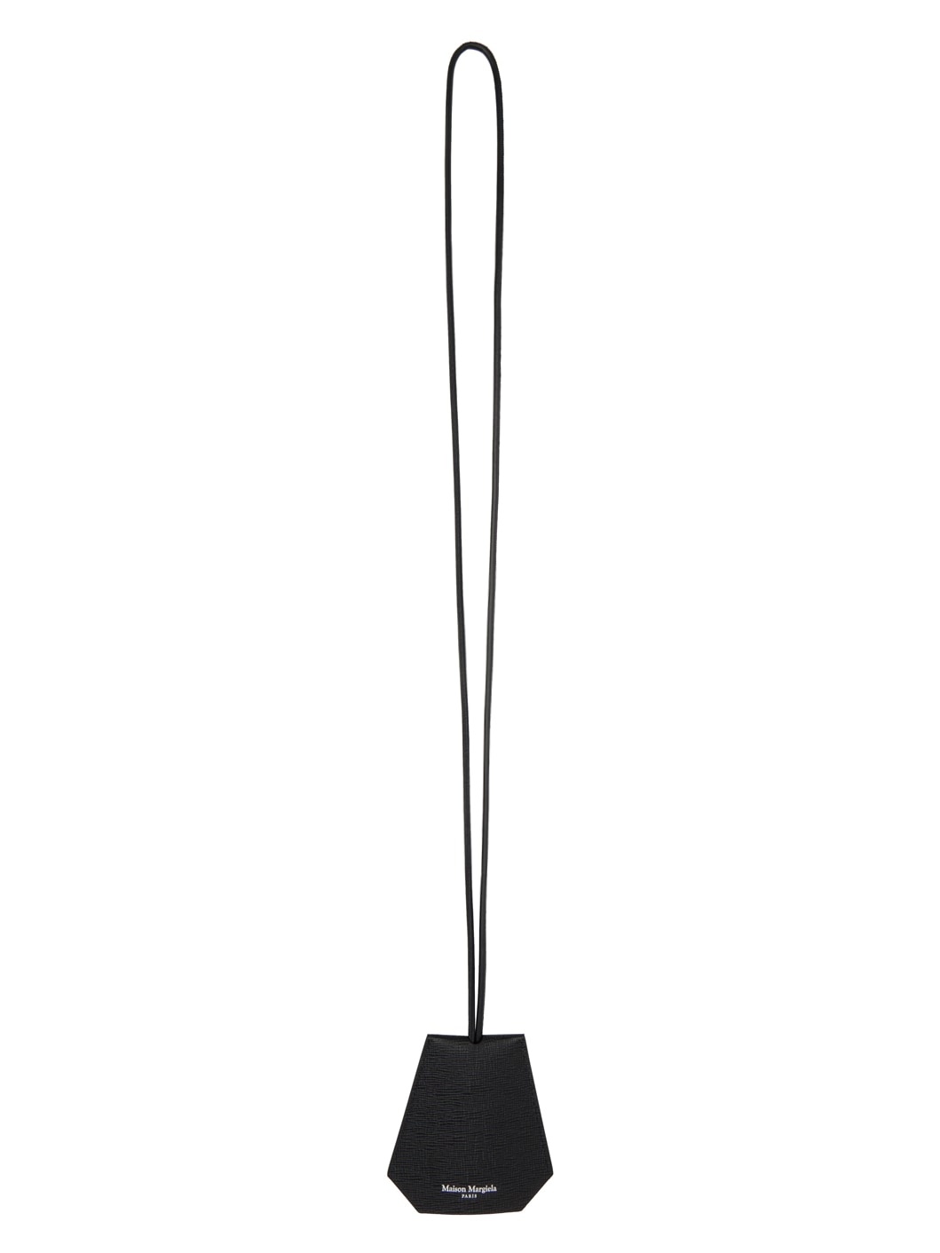Black Leather Keychain - 1