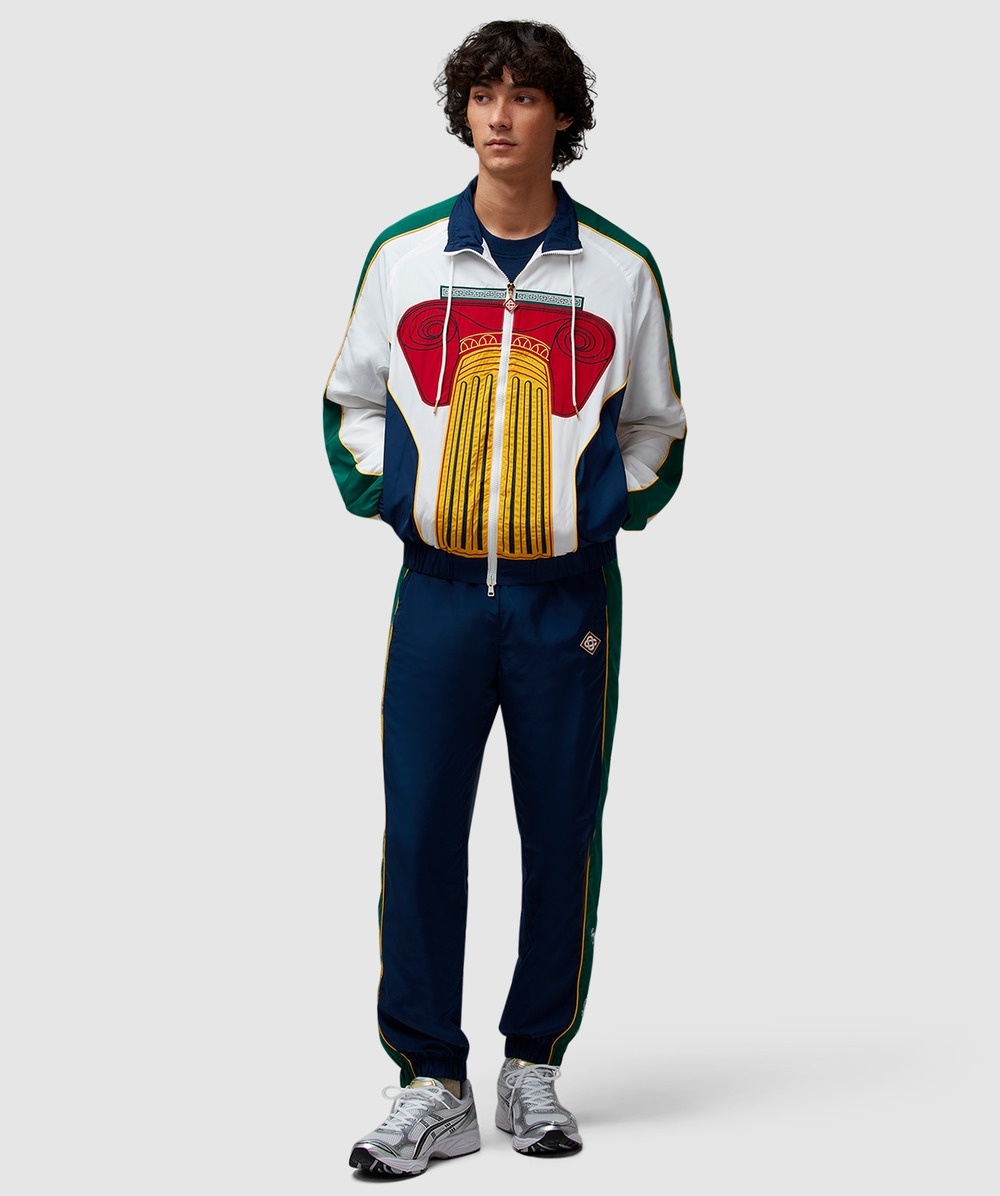 Embroidered track jacket - 9