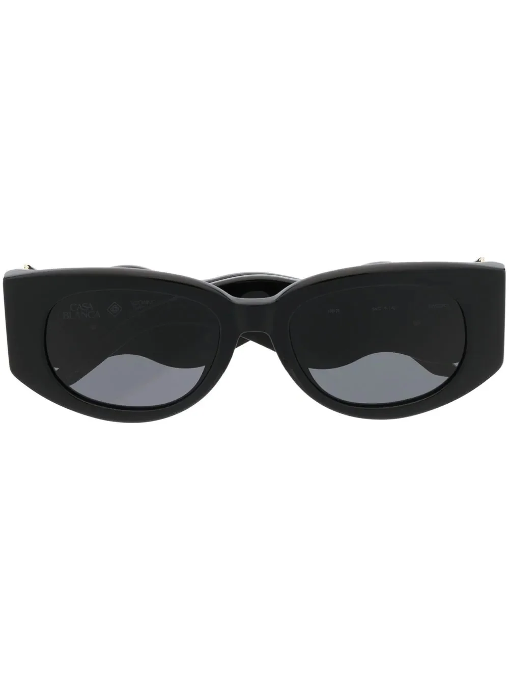 Memphis oval-frame sunglasses - 1