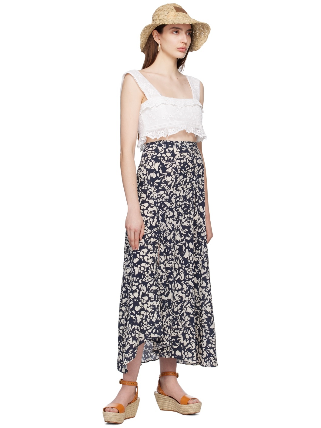 White Mecelia Tank Top - 4