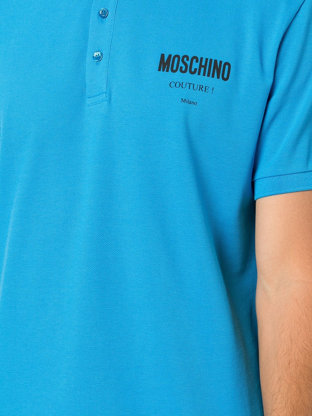 logo-print polo shirt - 5