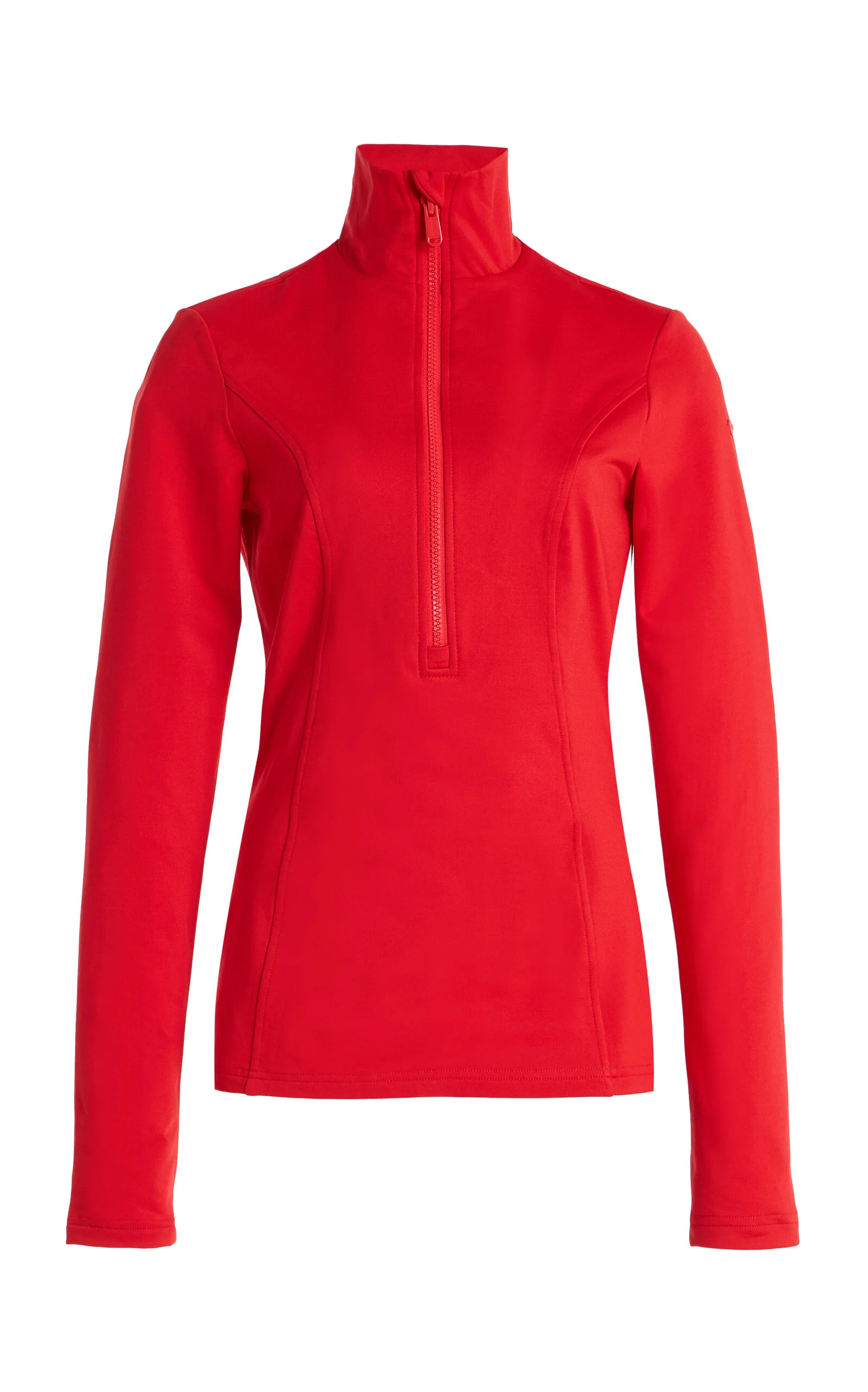 Serena Stretch-Tech Quarter-Zip Ski Top red - 1