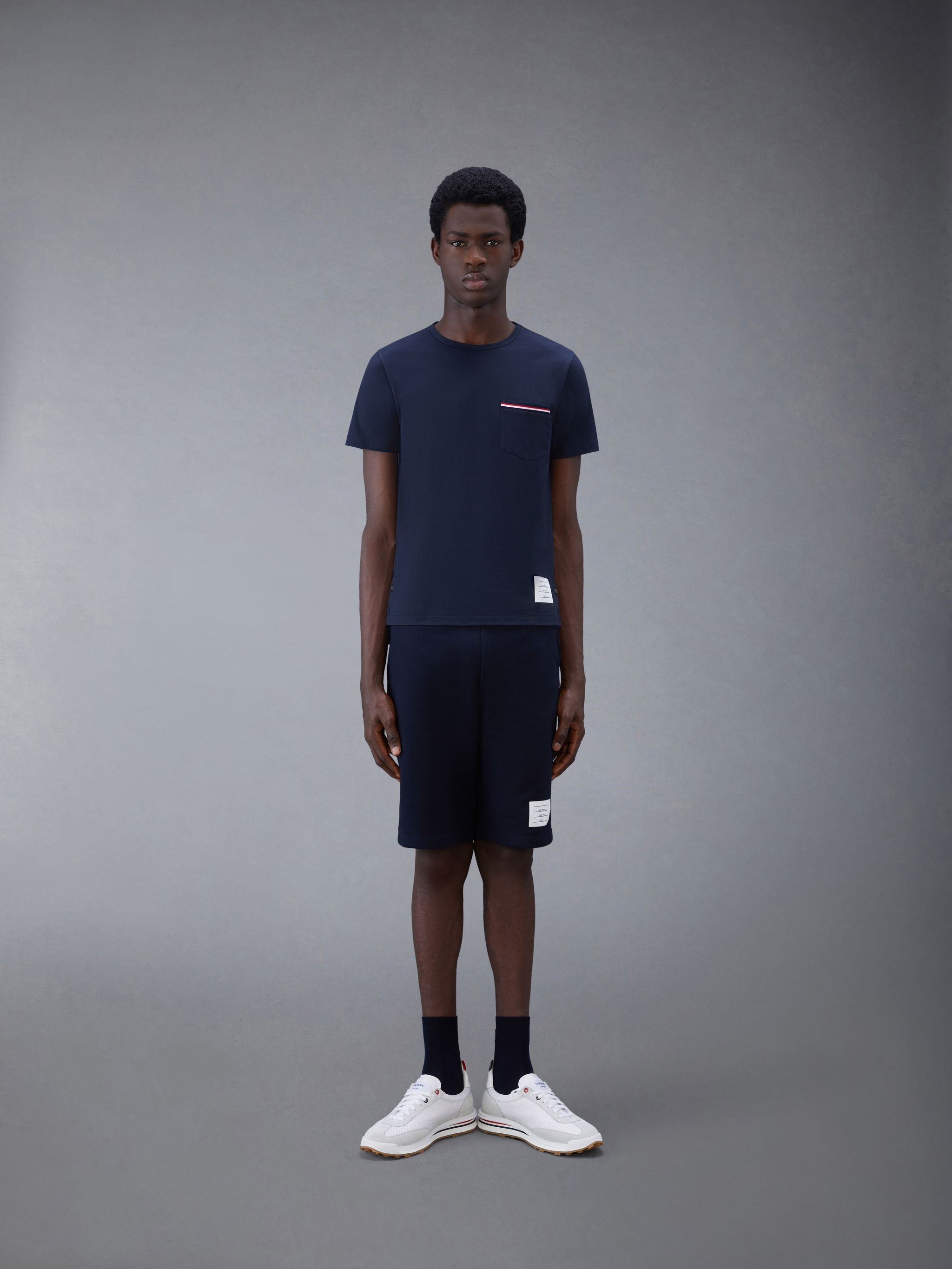 side-stripe track shorts - 4