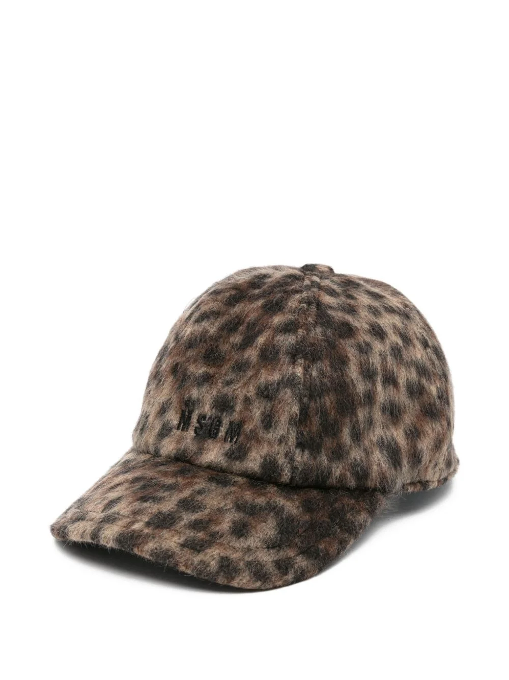 leopard-print baseball cap - 1