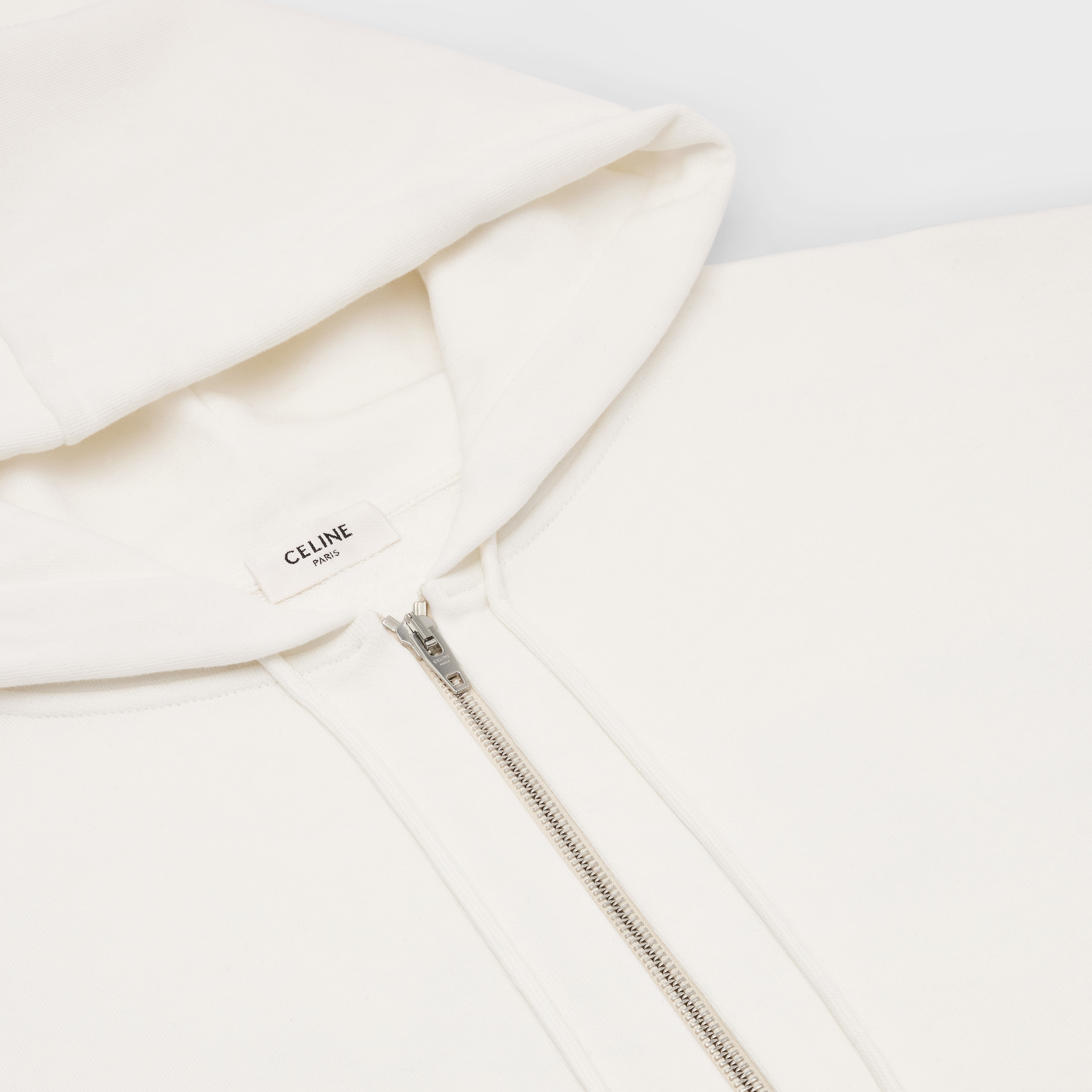 CELINE LOOSE SWEATSHIRT IN COTTON FLEECE - 4