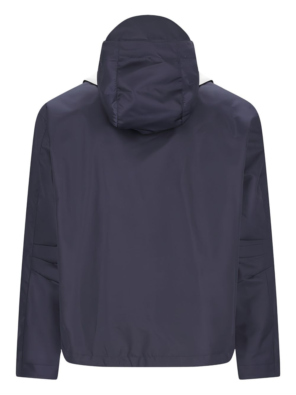 attached hood logo-detail jacket - 2