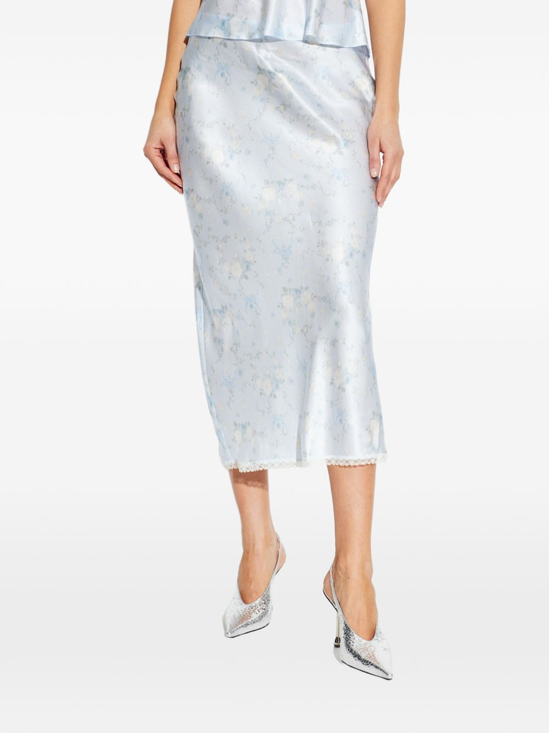 Kalo floral-print lace maxi skirt 3