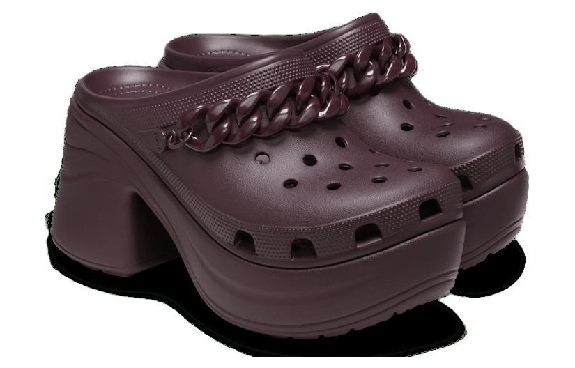 (WMNS) Crocs Siren Chain Clog 'Dark Cherry' 209018-6WD - 5