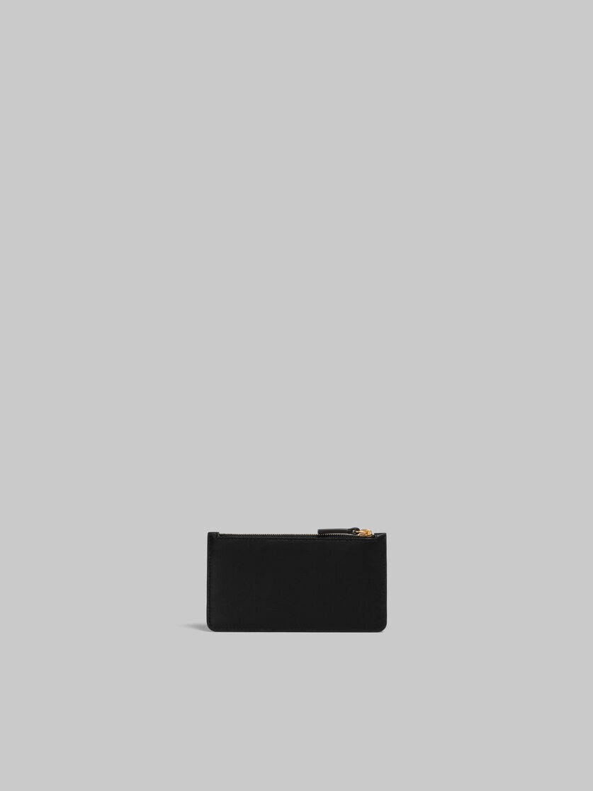 BLACK LEATHER CARD CASE - 3