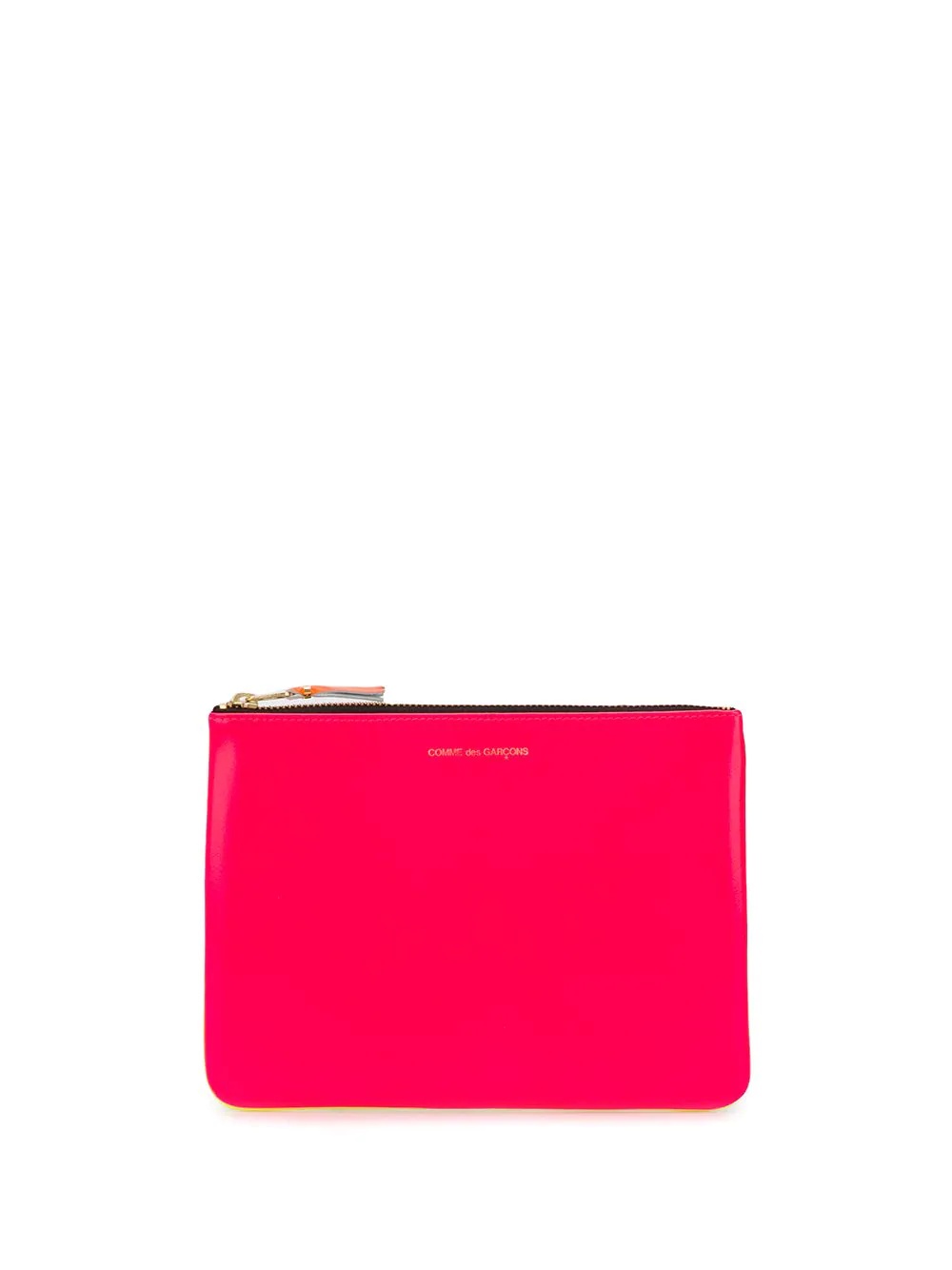 colour-block zipped wallet - 1