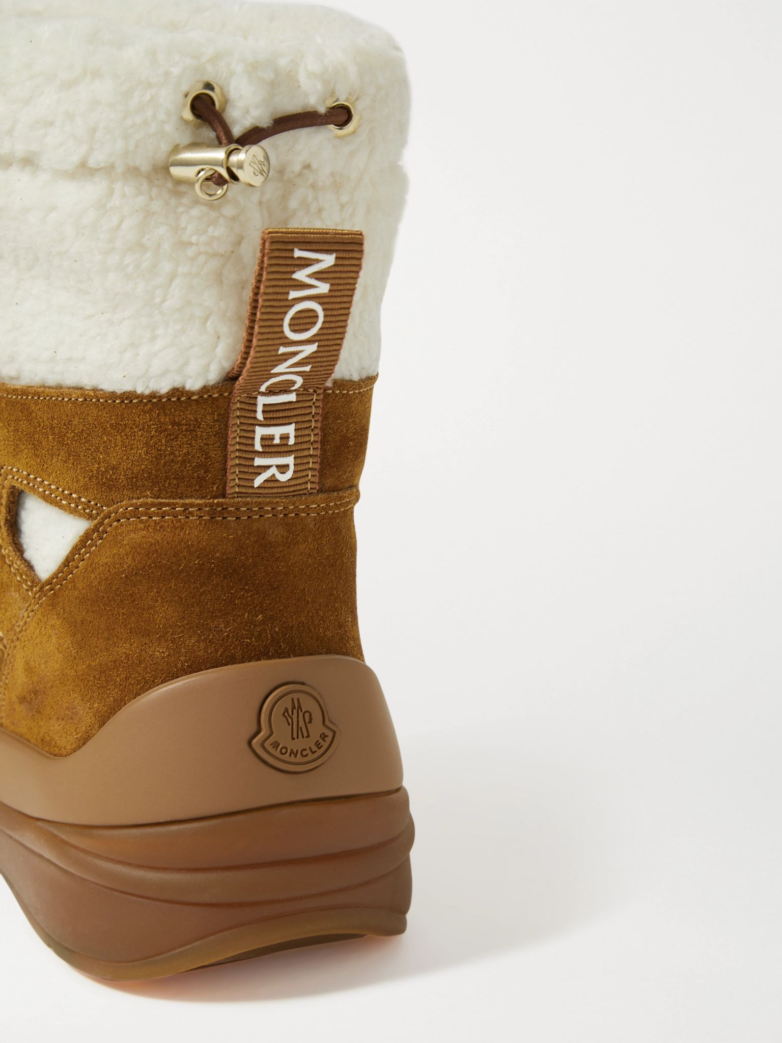 Insolux suede and shearling snow boots Tan - 4