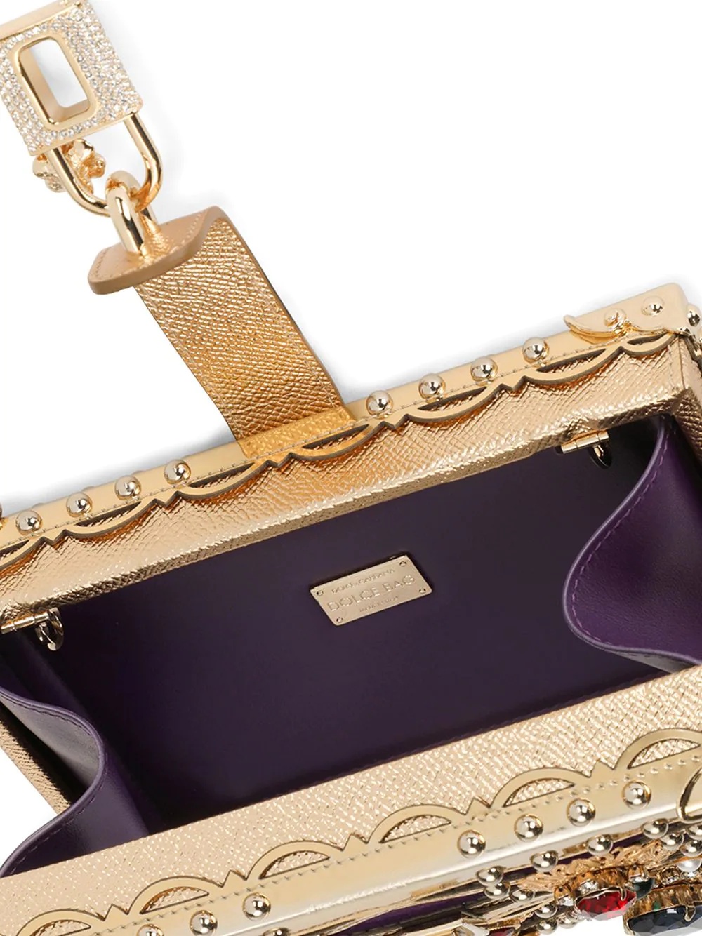 Dolce Box jewelled clutch - 4