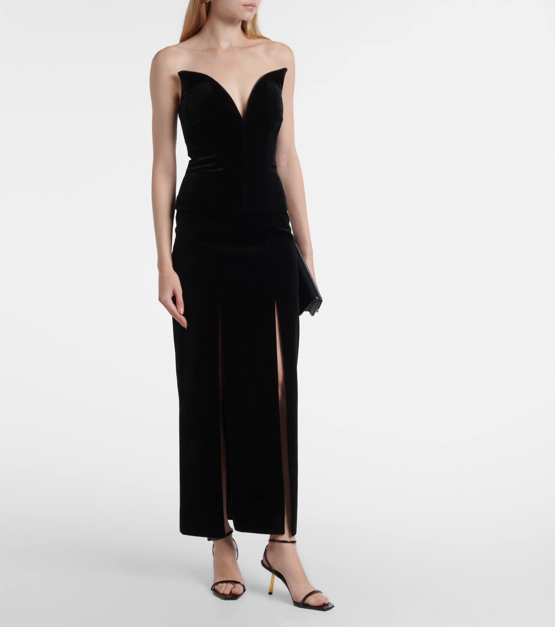 Velvet corset top - 6