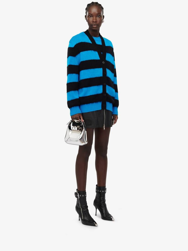 Women's The Jewelled Hobo Mini Bag in Silver 2